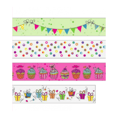4 Washi Tapes - Party
