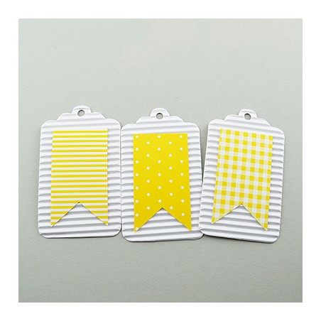 10 Gift Tags - Banner White