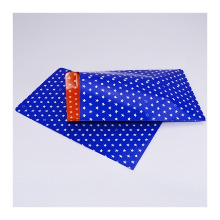 10 Paper Bags - Stars Blue