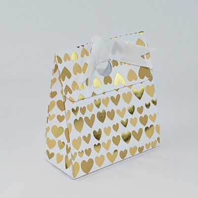 Candy Bag - Herzen Gold