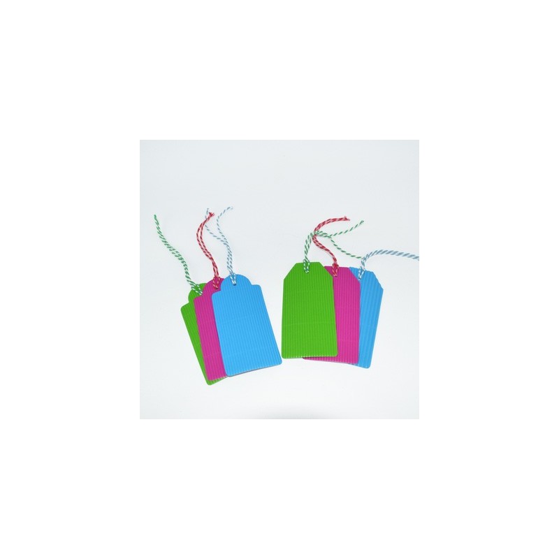 6 Étiquettes de cadeau en 3 couleurs