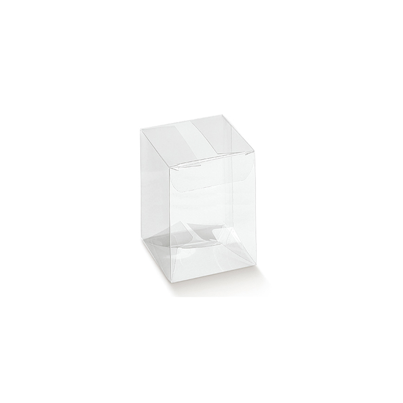 10 Pieces - Cube Clear 10 x 10 x 12 cm