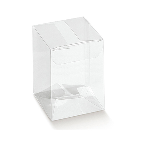 10 Pièces - Cube Transparent  10 x 10 x 12 cm