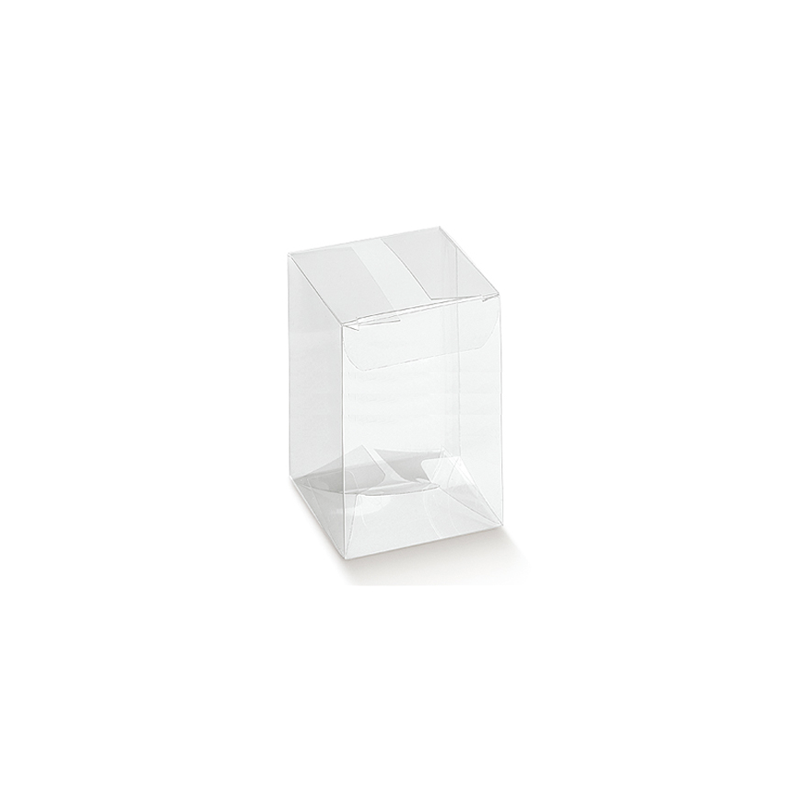 1 Pièce - Cube Transparent 10 x 10 x 16 cm