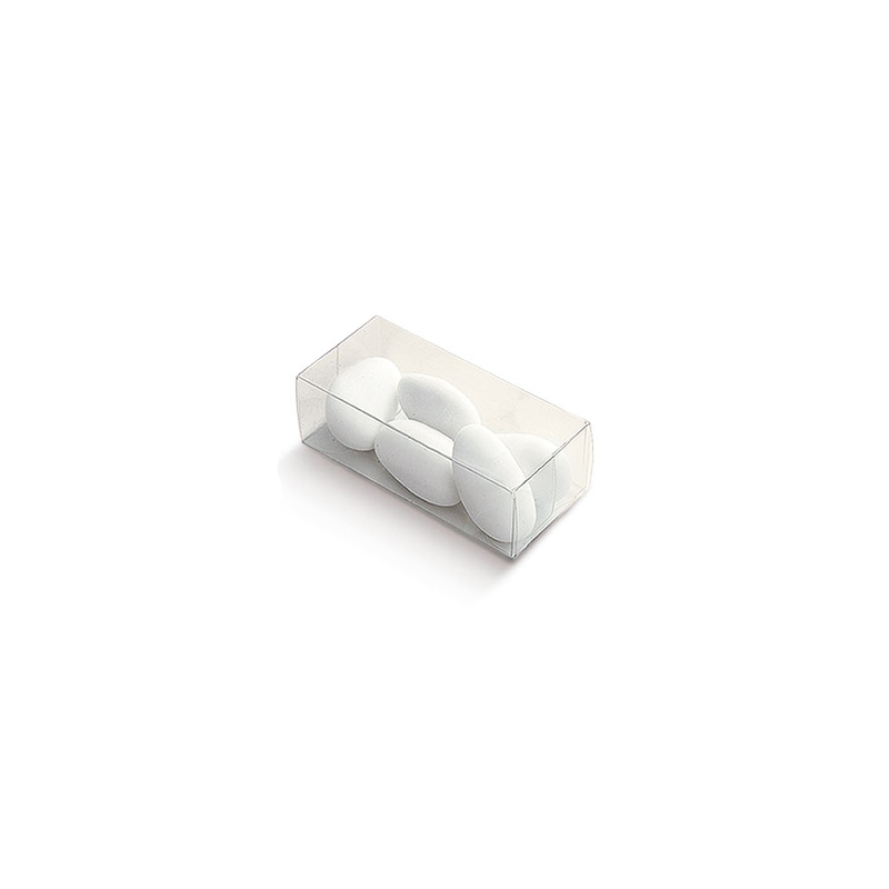 10 Pièces - Cube Transparent 6 x 2.7 x 2 cm