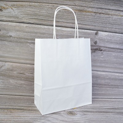 10 Paper Bags - White