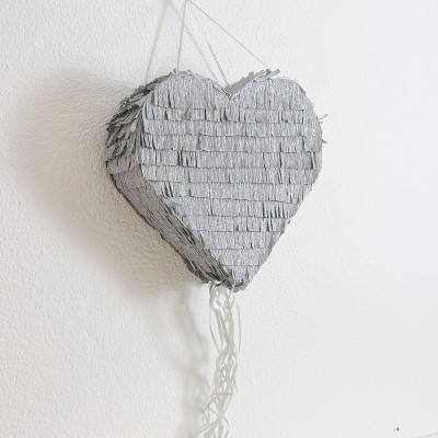 Piñata Heart Silver