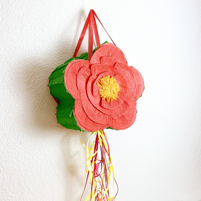 Piñata Blume Rot