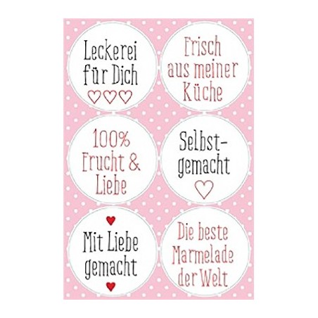 Stickers with German Claims “Selbstgemacht"