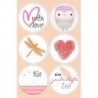 Stickers with Symbols - Apricot