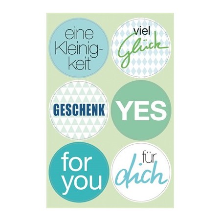 Stickers with Claims - Green