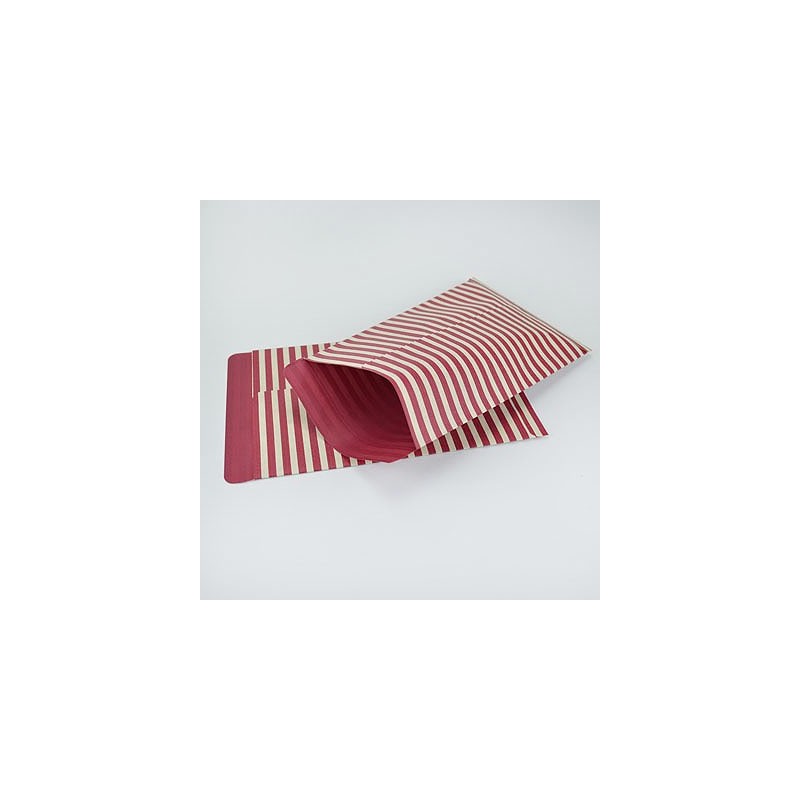 10 Paper Bags - Craft Red