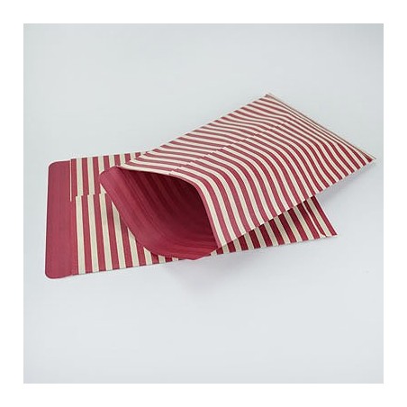 10 Paper Bags - Craft Red