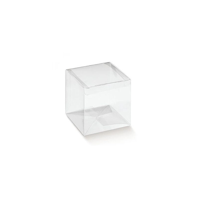 10 Pièces - Cube Transparent  9 x 9 x 9 cm