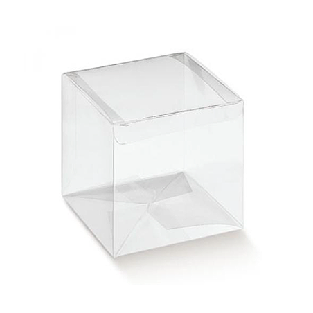 10 Pièces - Cube Transparent 10 x 10 x 10 cm