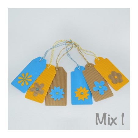 6 Gift Tags - Flowers