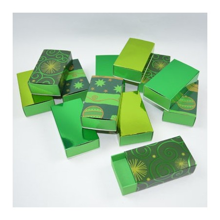 12 Boîtes d'allumettes - Glam Green