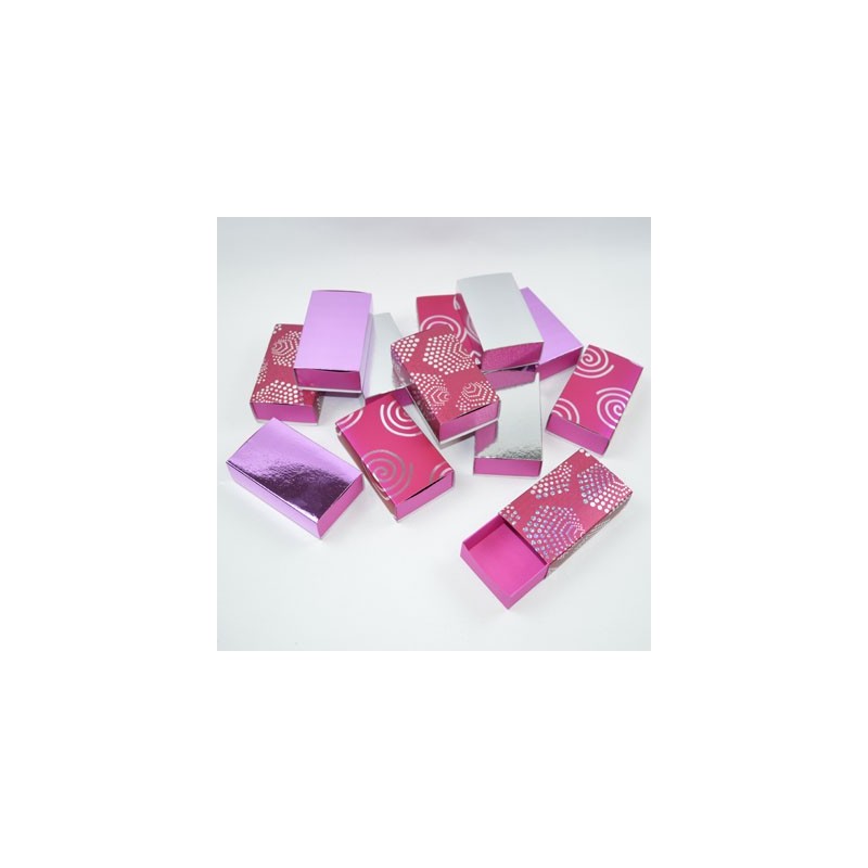 12 Boîtes d'allumettes - Glam Pink