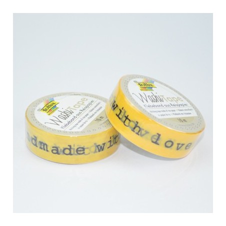Washi Tape "Handmade Yellow"